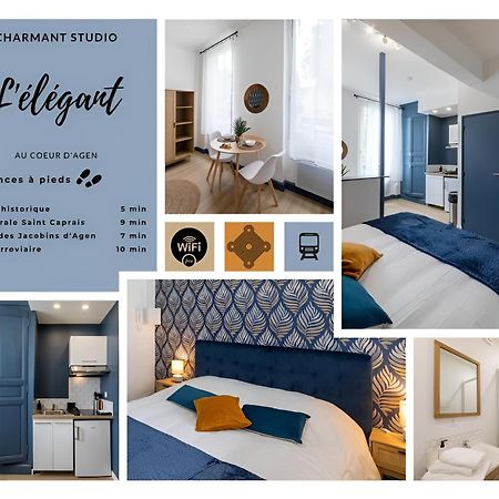 L'Elegant, Charmant Studio Hyper Centre Gare 800M Agen Exteriör bild